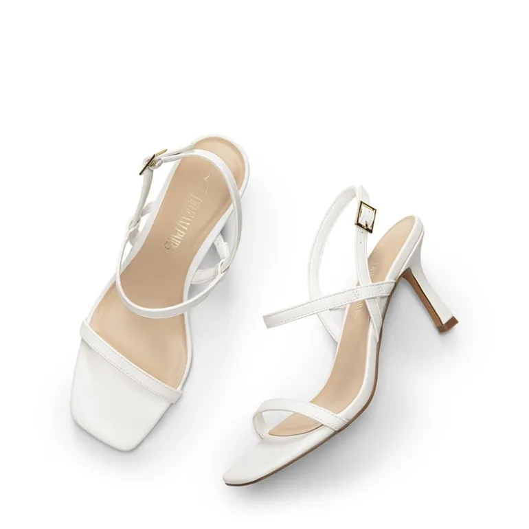 Ankle Strap Square-Toe Strappy Sandals