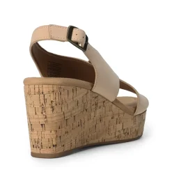 Arch Support Criss-cross Wedge Sandals