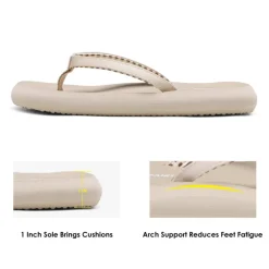 Arch Support Flip Flops