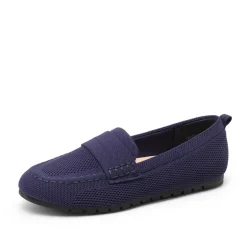 Ascenelle All-day Comfort Fashionable Slip-on Loafers Knit Edition