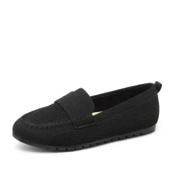 Ascenelle All-day Comfort Fashionable Slip-on Loafers Knit Edition