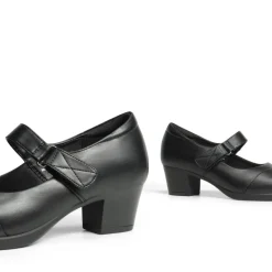 Ascenelle Arch Support Block Mary Jane Pumps