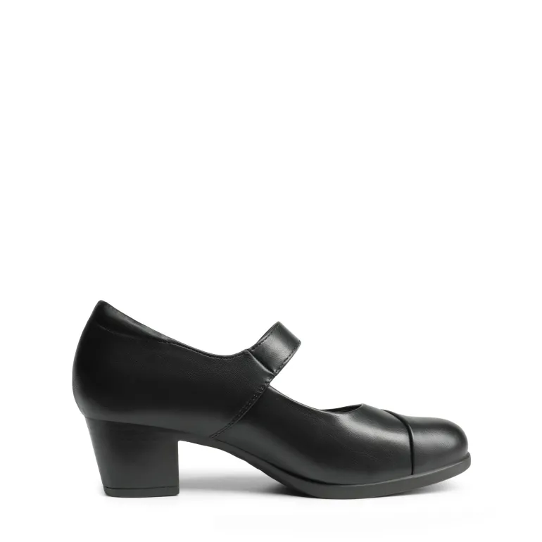 Ascenelle Arch Support Block Mary Jane Pumps