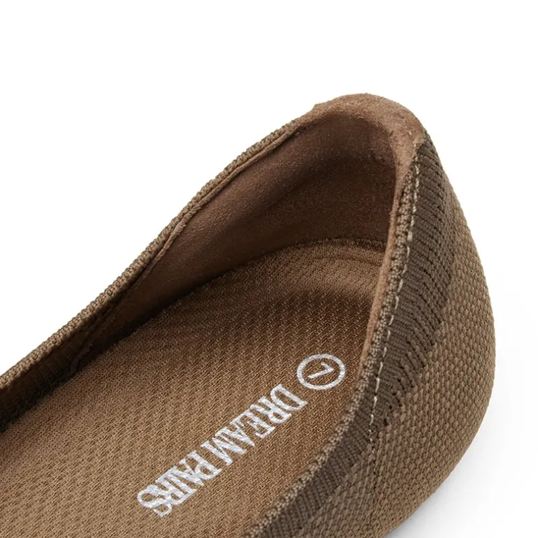 Ascenelle Comfortable Arch Support Ballet Flats Knit Edition