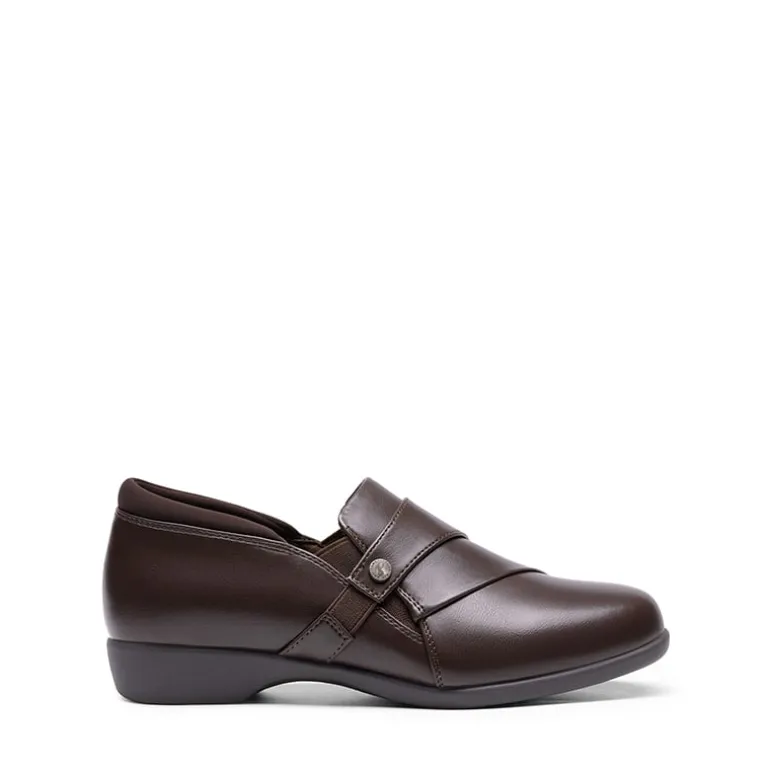 Ascenelle Comfortable Low Heel Slip-on Flats