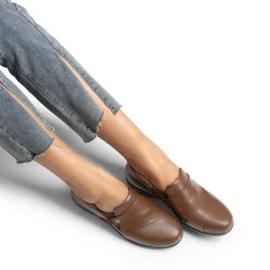 Ascenelle Comfortable Low Heel Slip-on Flats
