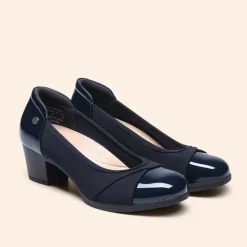 Ascenelle Comfortable Low-Heel Memory Foam Pumps