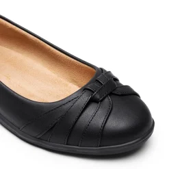 Ascenelle Comfortable Round-toe Flats