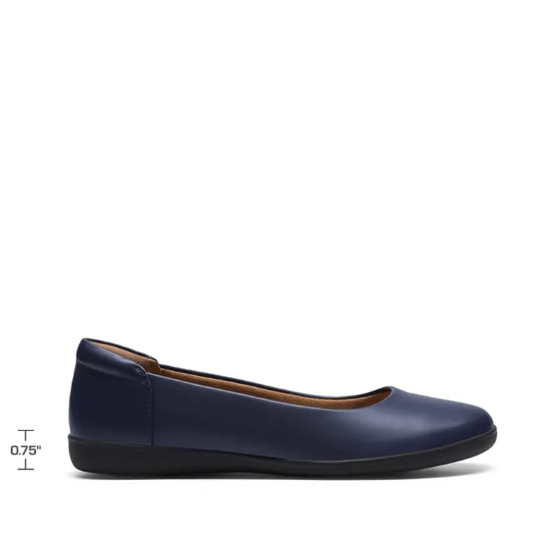 Ascenelle Comfortable Round Toe Ballet Flats