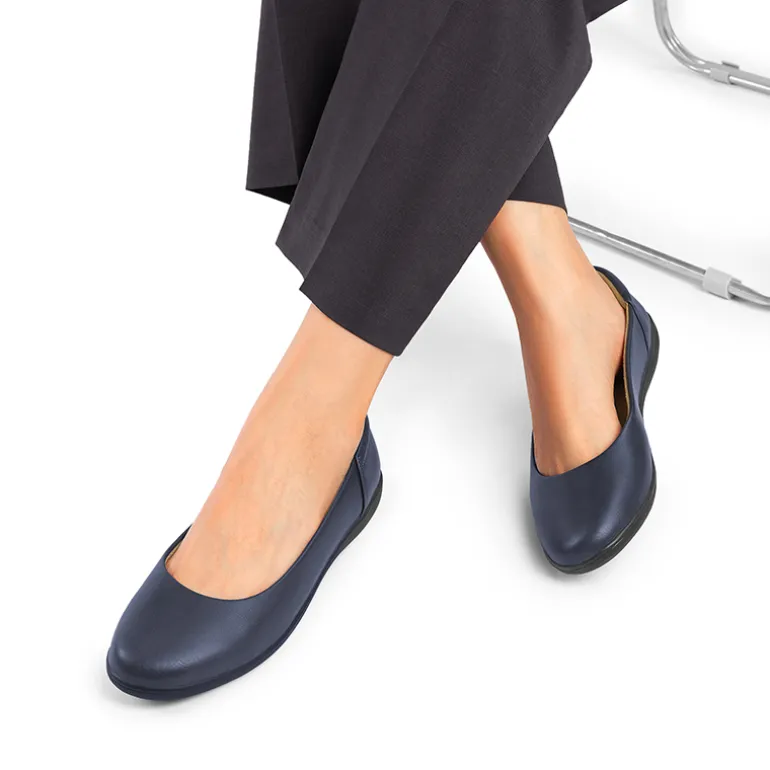 Ascenelle Comfortable Round Toe Ballet Flats