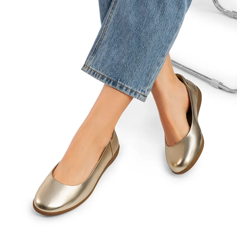 Ascenelle Comfortable Round Toe Ballet Flats