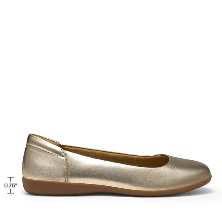 Ascenelle Comfortable Round Toe Ballet Flats
