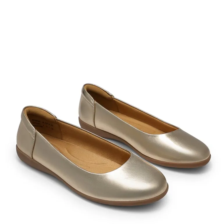 Ascenelle Comfortable Round Toe Ballet Flats