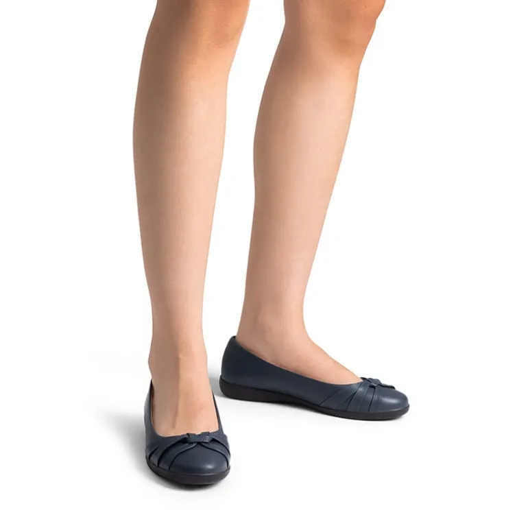 Ascenelle Comfortable Round-toe Flats