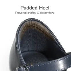 Ascenelle Comfortable Strap Low Block Heel Pumps