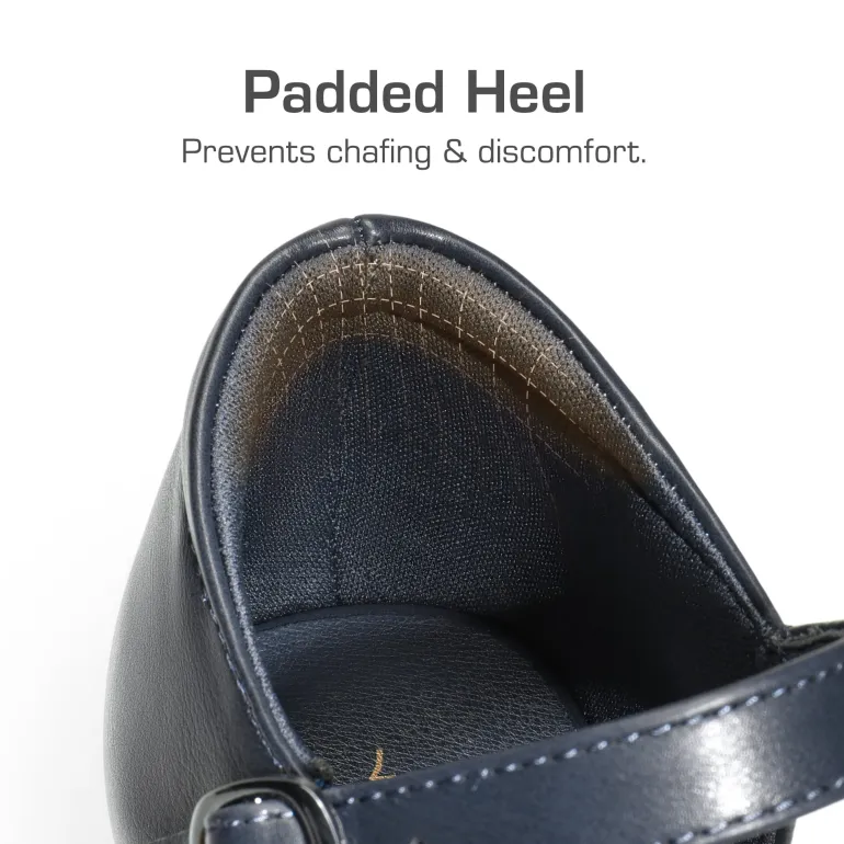 Ascenelle Comfortable Strap Low Block Heel Pumps