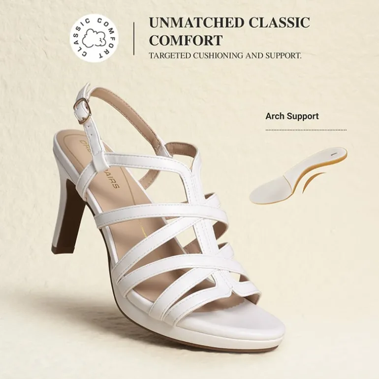 Ascenelle Comfort Platform Stiletto Heel Dress Sandals