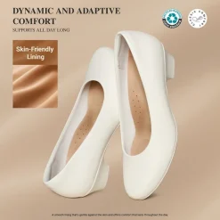 Ascenelle Counsel Round-Toe Low Block Heel Pumps