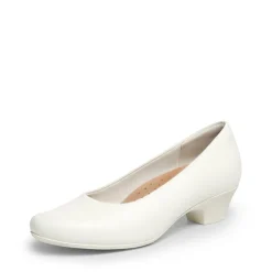 Ascenelle Counsel Round-Toe Low Block Heel Pumps