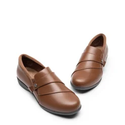 Ascenelle Ergonomic Slip-On Vegan Leather Flats