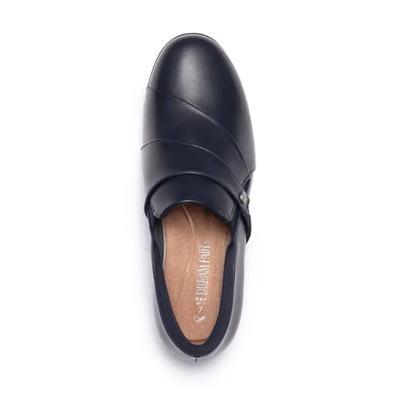 Ascenelle Ergonomic Slip-On Vegan Leather Flats