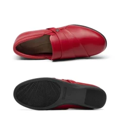 Ascenelle Ergonomic Slip-On Vegan Leather Flats