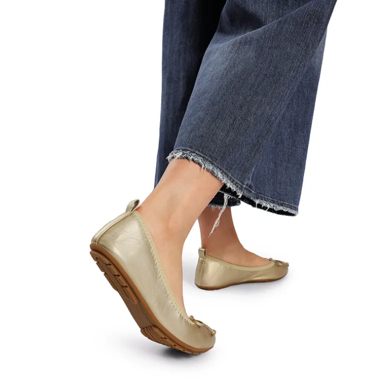 Ascenelle Foldable Bowknot Lightweight Ballet Flats