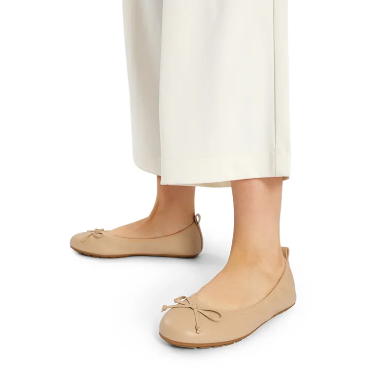 Ascenelle Foldable Bowknot Lightweight Ballet Flats