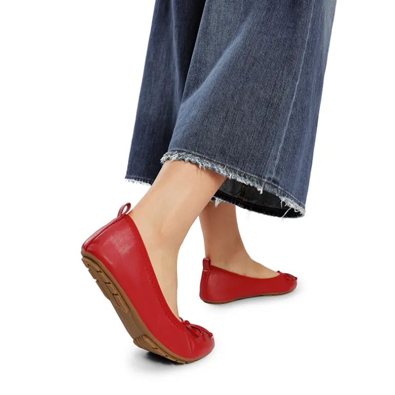 Ascenelle Foldable Bowknot Lightweight Ballet Flats