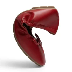 Ascenelle Foldable Square Toe Bow Ballet Flats