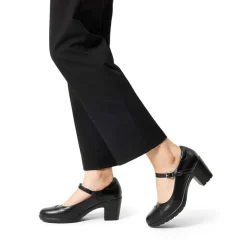 Ascenelle Mary Jane Chunky Heel Pumps - [Morgan]