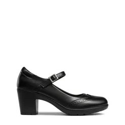 Ascenelle Mary Jane Chunky Heel Pumps - [Morgan]