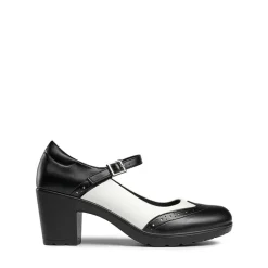 Ascenelle Mary Jane Chunky Heel Pumps - [Morgan]