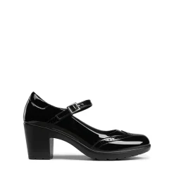 Ascenelle Mary Jane Chunky Heel Pumps - [Morgan]