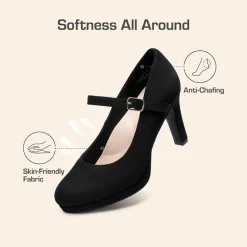 Ascenelle Mary Jane Platform Pumps - [Josephine]