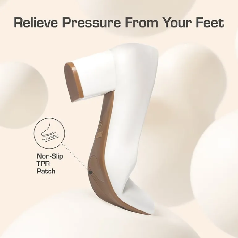 Ascenelle Non-slip Arch Support Cushioned Pumps