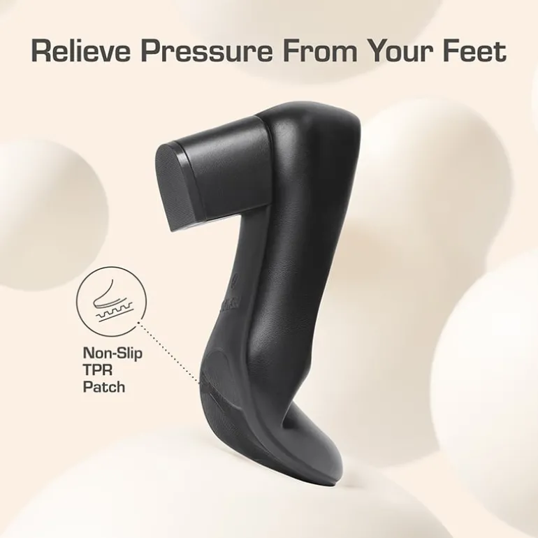 Ascenelle Non-slip Arch Support Cushioned Pumps