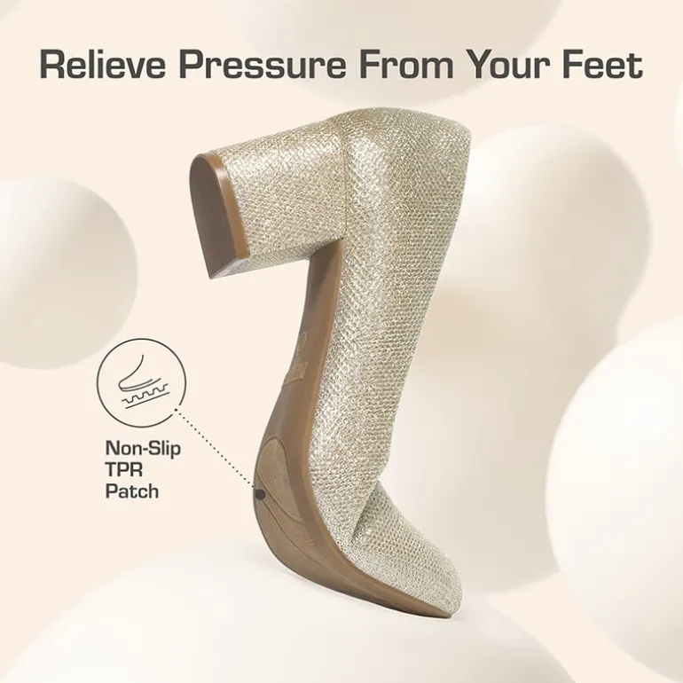 Ascenelle Non-slip Arch Support Cushioned Pumps