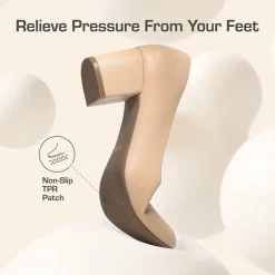 Ascenelle Non-slip Arch Support Cushioned Pumps