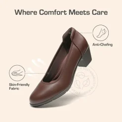 Ascenelle Non-Slip Block Work Pumps