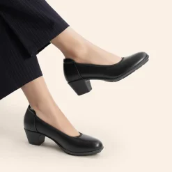 Ascenelle Non-Slip Block Work Pumps