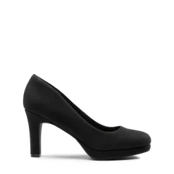 Ascenelle Platform Comfortable Mid Heel Pumps