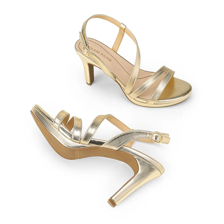 Ascenelle Platform Strappy High Heeled Sandals