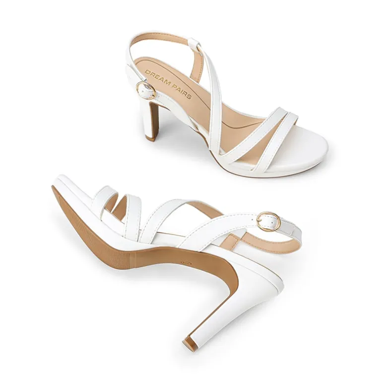 Ascenelle Platform Strappy High Heeled Sandals