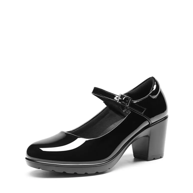 Ascenelle Round Toe Mary Jane Pumps - Edenia