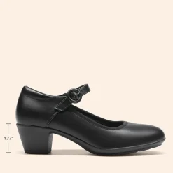 Ascenelle Slip-Resistant Arch Support Mary Jane Pumps