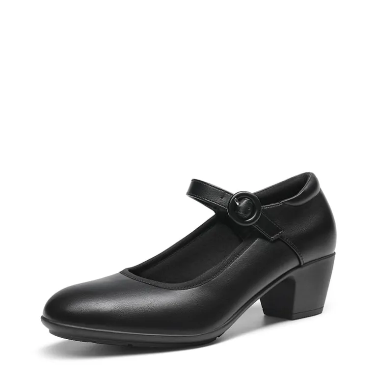 Ascenelle Slip-Resistant Arch Support Mary Jane Pumps