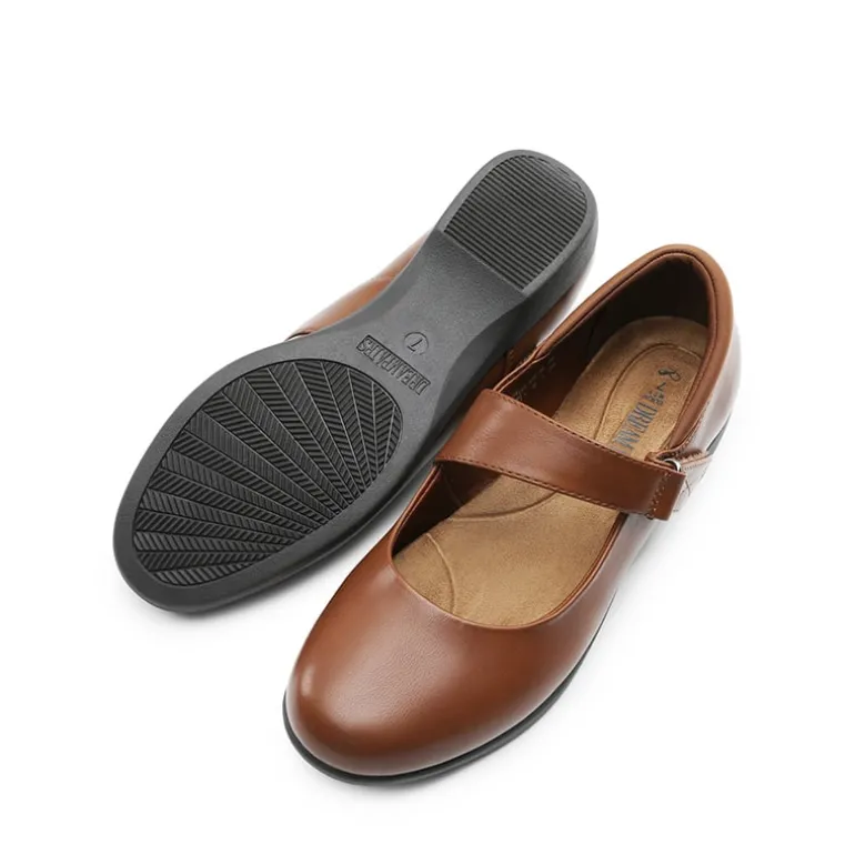 Ascenelle Wide-Toe Comfort Chic Flats