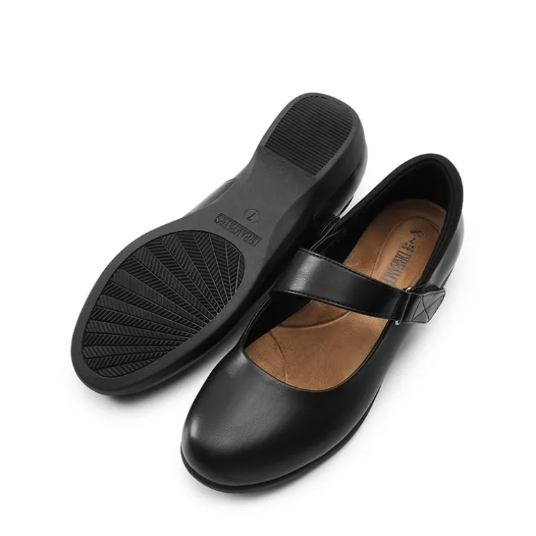 Ascenelle Wide-Toe Comfort Chic Flats