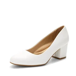 Ascenelle Wide-Toe Non-slip Arch Support Cushioned Pumps